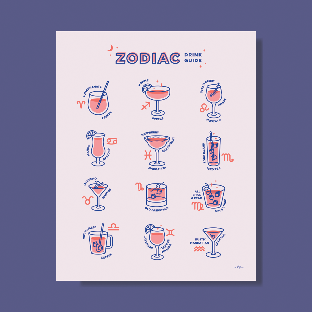 White Zodiac Drink Guide @sarangotang